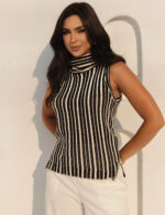 REF - 88 REGATA TRICOT MAITE - PRETO